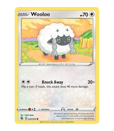 Wooloo Fusion Strike 222