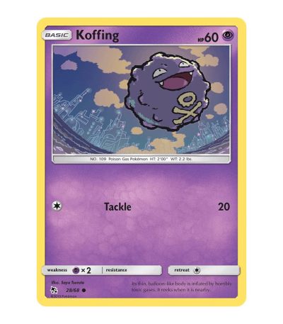 Koffing Hidden Fates 28