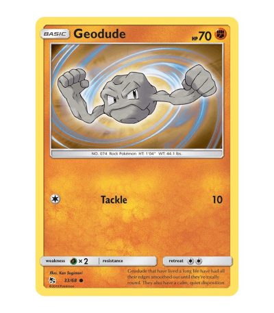 Geodude Hidden Fates 33