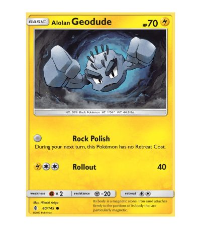 Alolan Geodude Guardians Rising 40