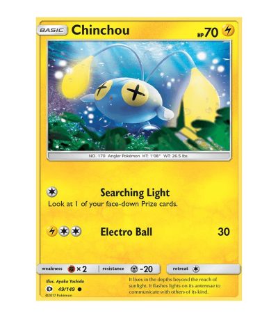 Chinchou Sun & Moon 49