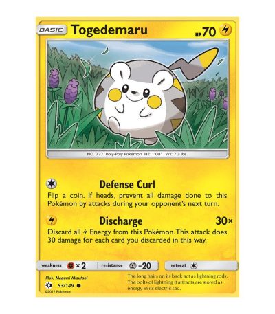Togedemaru Sun & Moon 53