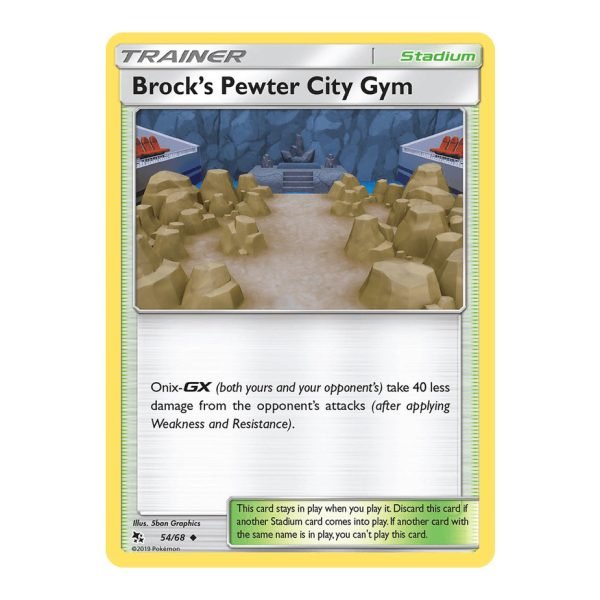 Brock’s Pewter City Gym Hidden Fates 54