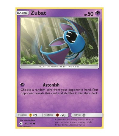Zubat Sun & Moon 54