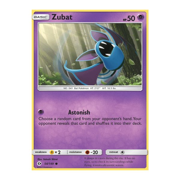 Zubat Sun & Moon 54