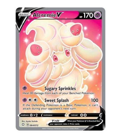 Alcremie V Shining Fates 64