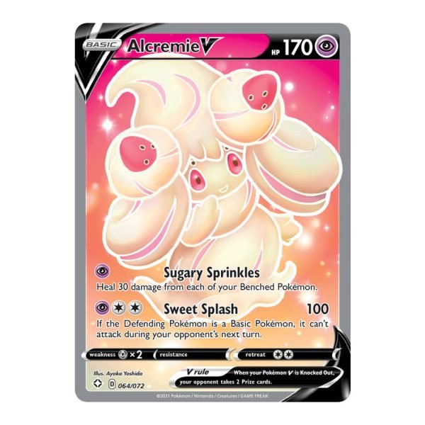 Alcremie V Shining Fates 64