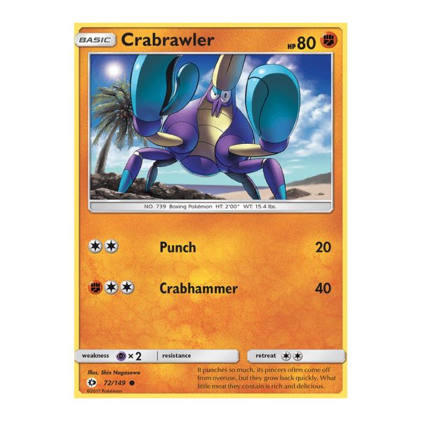 Crabrawler Sun & Moon 72