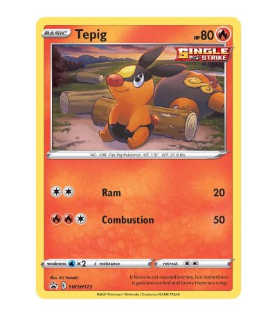 Tepig SWSH Black Star Promos SWSH172