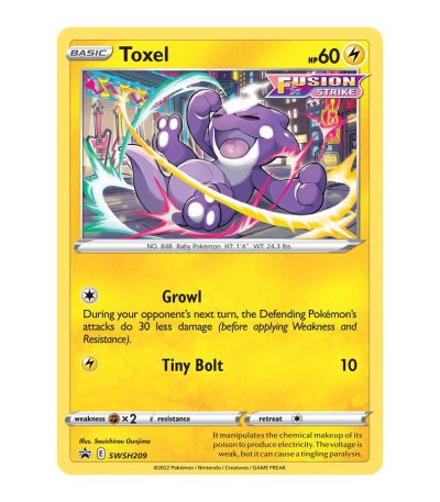 Toxel SWSH Black Star Promos SWSH209