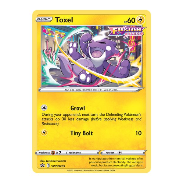 Toxel SWSH Black Star Promos SWSH209