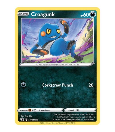 Croagunk SWSH Black Star Promos SWSH245