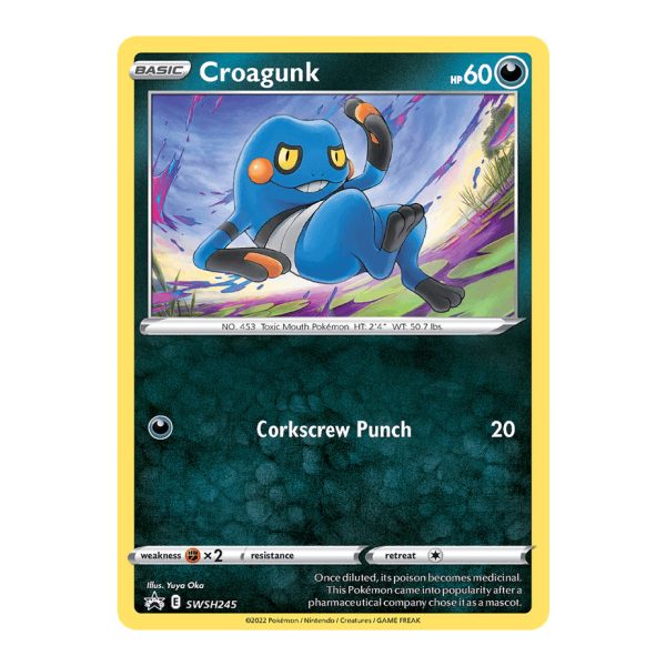 Croagunk SWSH Black Star Promos SWSH245