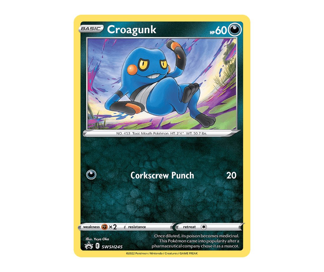 SWSH245-croagunk-swsh-black-star-promos-en.jpg Croagunk SWSH Black Star Promos SWSH245