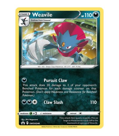Weavile SWSH Black Star Promos SWSH246