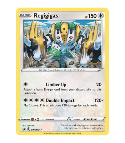 Regigigas SWSH Black Star Promos SWSH247