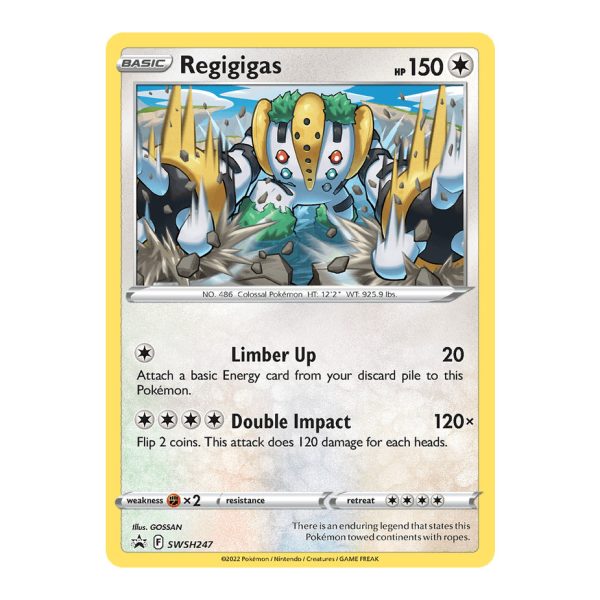 Regigigas SWSH Black Star Promos SWSH247