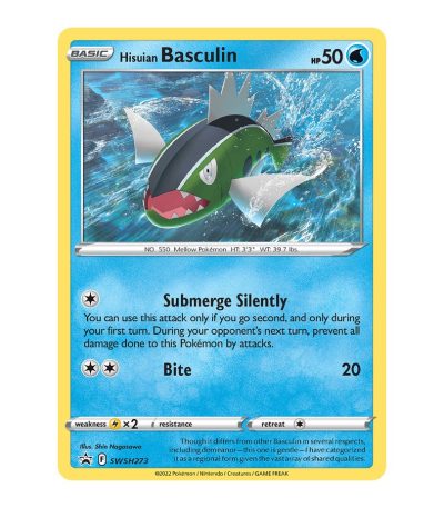 Hisuian Basculin SWSH Black Star Promos SWSH273