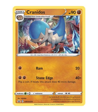 Cranidos SWSH Black Star Promos SWSH274