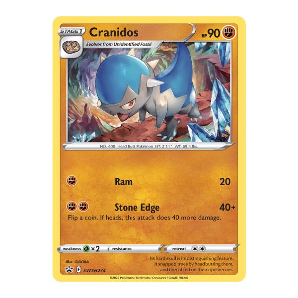 Cranidos SWSH Black Star Promos SWSH274