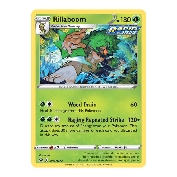Rillaboom SWSH Black Star Promos SWSH277