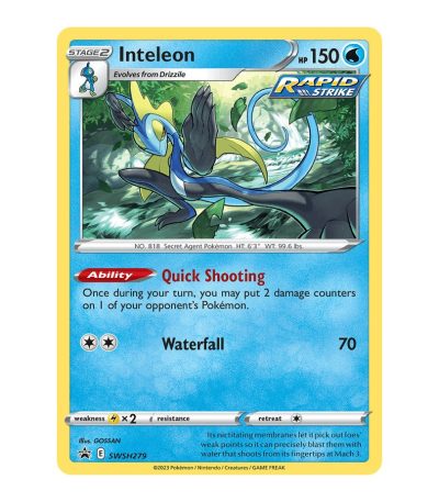 Inteleon SWSH Black Star Promos SWSH279